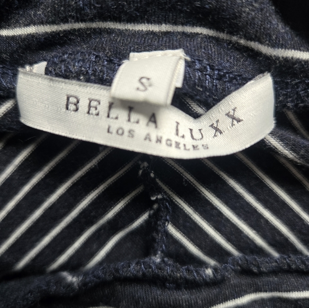 Bella Luxx Blue And White Striped Maxi Skirt - Picture 3 of 3